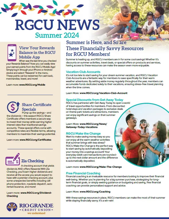 RGCU Summer 2024 Newsletter